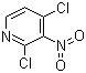 2,4-二氯-3-硝基吡啶结构式_5975-12-2结构式 2,4-二氯-3-硝基吡啶结构式_5975-12-2结构式