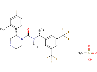 维替匹坦甲磺酸盐结构式,334476-64-1结构式