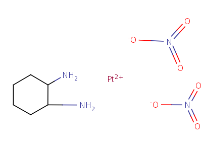 Platinum(2+) 1,2-cyclohexanediyldiazanide-nitric acid (1:1:2) Structure,60732-70-9Structure