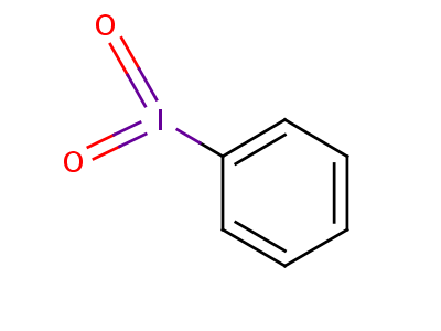 碘酰苯结构式,696-33-3结构式