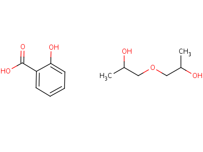 双丙甘醇水杨酸酯结构式,7491-14-7结构式