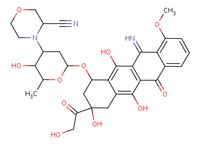 [4-[[[2-[(4-氨基-1-氧化物-1,2,5-噻二唑-3-基)氨基]乙基]硫代]甲基]-2-噻唑]胍盐酸盐结构式,78467-80-8结构式
