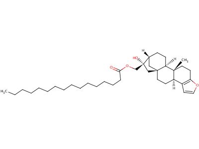 咖啡醇棕榈酸酯结构式,81760-46-5结构式