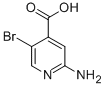 2-Amino-5-bromopyridine-4-carboxylic acid Structure,1000339-23-0Structure