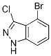 4-溴-3-氯-1H-吲唑结构式_1000343-46-3结构式