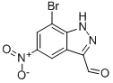 7-溴-5-硝基-1H-吲唑-3-羧醛结构式_1000343-53-2结构式