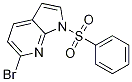 1H-Pyrrolo[2,3-b]pyridine, 6-bromo-1-(phenylsulfonyl)- Structure,1001070-23-0Structure