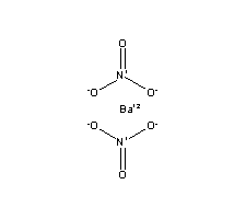 硝酸钡结构式_10022-31-8结构式