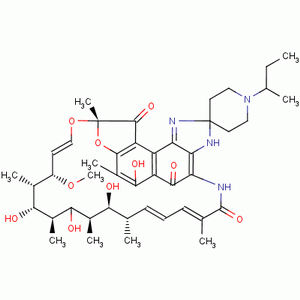 25-O-去乙酰基利福布汀结构式_100324-63-8结构式