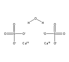硫酸钙结构式_10034-76-1结构式