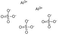 硫酸铝结构式_10043-01-3结构式