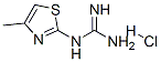 4-甲基噻唑-2-胍盐酸盐结构式_100599-91-5结构式