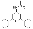 4-乙酰基氨基-2,6-二环己基四氢吡喃结构式_1007233-16-0结构式