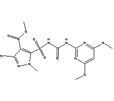 氯吡嘧磺隆结构式_100784-20-1结构式