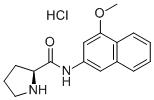 L-脯氨酸-4-甲氧基-β-萘胺盐酸盐结构式_100930-07-2结构式