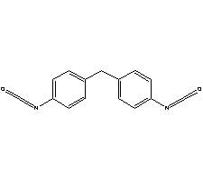 4,4-亚甲基双(异氰酸苯酯)结构式_101-68-8结构式