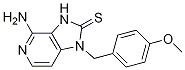 4-氨基-1,3-二氢-1-[(4-甲氧基苯基)甲基]-2H-咪唑并[4,5-c]吡啶-2-硫酮结构式_1012059-50-5结构式