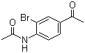 4-乙酰胺基-3-溴苯乙酮结构式_101209-08-9结构式