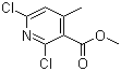 2,6-二氯-4-甲基烟酸甲酯结构式_1013648-04-8结构式