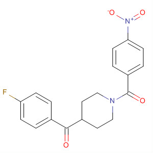 4-(4-氟苯甲酰基)-1-(4-硝基苯甲酰基)哌啶结构式_101387-76-2结构式