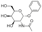 苯基-N-乙酰基-α-D-氨基葡糖苷结构式_10139-04-5结构式
