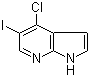 4-氯-5-碘-1H-吡咯并[2,3-b]吡啶结构式_1015610-31-7结构式