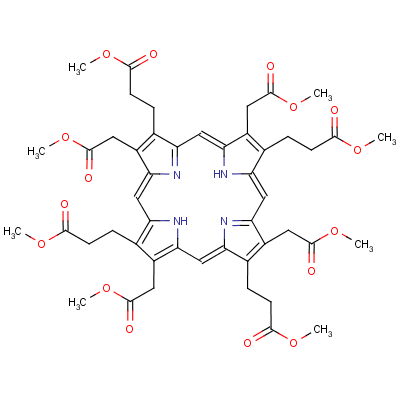 Uroporphyrin i octamethyl ester Structure,10170-03-3Structure