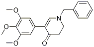 1-苄基-5-(3,4,5-三甲氧基-苯基)-2,3-二氢-1H-吡啶-4-酮结构式_1017601-65-8结构式