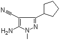 5-氨基-3-环戊基-1-甲基-1H-吡唑-4-甲腈结构式_1017689-87-0结构式
