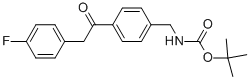 {4-[2-(4-氟-苯基)-乙酰基]-苄基}-氨基甲酸叔丁酯结构式_1017781-69-9结构式