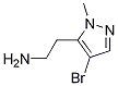 2-(4-溴-1-甲基-1H-吡唑-5-基)乙胺结构式_1017788-72-5结构式