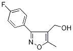 4-Isoxazolemethanol, 3-(4-fluorophenyl)-5-methyl- Structure,1018297-63-6Structure