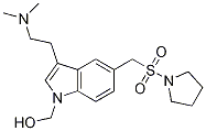 {3-[2-(Dimethylamino)ethyl]-5-[(pyrrolidine-1-yl)sulfonylmethyl]-1h-indol-1-yl}methanol Structure,1018676-02-2Structure