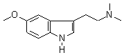 5-甲氧基-N,N-二甲基色胺结构式_1019-45-0结构式