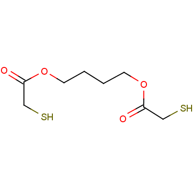 二(巯基乙酸)-1,4-丁二酯结构式_10193-95-0结构式
