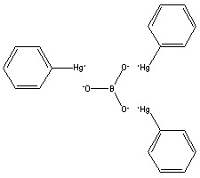 硼酸苯汞结构式_102-98-7结构式