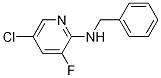 2-(N-苄基氨基)-5-氯-3-氟吡啶结构式_1020253-20-6结构式