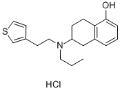 5,6,7,8-四氢-6-[丙基[2-(3-噻吩基)乙基]氨基]-1-羟基萘盐酸盐结构式_102121-01-7结构式