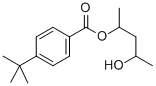 4-叔丁基苯甲酸-4-羟基-2-戊酯结构式_1021274-13-4结构式
