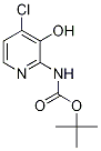 4-氯-3-羟基吡啶-2-氨基甲酸叔丁酯结构式_1021339-30-9结构式