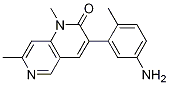 3-(5-氨基-2-甲基苯基)-1,7-二甲基-1,6-萘啶-2(1H)-酮结构式_1021535-31-8结构式