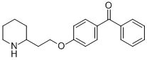 4-(2-哌啶乙氧基)苯甲酮结构式_102156-42-3结构式