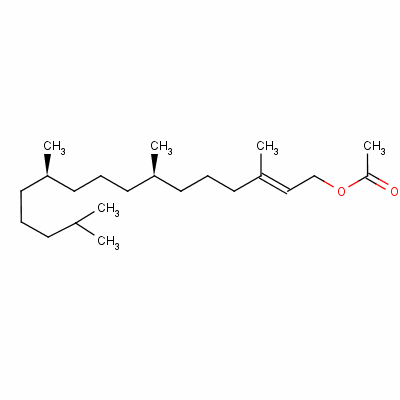 植醋酸结构式_10236-16-5结构式