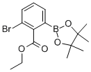 2-溴-6-(4,4,5,5-四甲基-1,3,2-二噁硼烷-2-基)苯甲酸乙酯结构式_1025708-01-3结构式