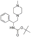 [2-(4-甲基-哌嗪-1-基)-1-苯基-乙基]-氨基甲酸叔丁酯结构式_1027496-10-1结构式