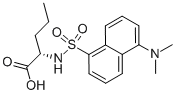 环己烷铵 (2S)-2-({[5-(二甲基氨基)-1-萘基]磺酰基}氨基)戊酸盐结构式_102783-77-7结构式
