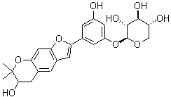 桑皮苷C结构式_102841-43-0结构式