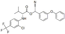 氟胺氰菊酯结构式_102851-06-9结构式