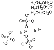 硫酸铟九水合物结构式_10294-68-5结构式