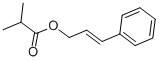 2-甲基-丙酸-3-苯基-2-丙烯醇酯结构式_103-59-3结构式